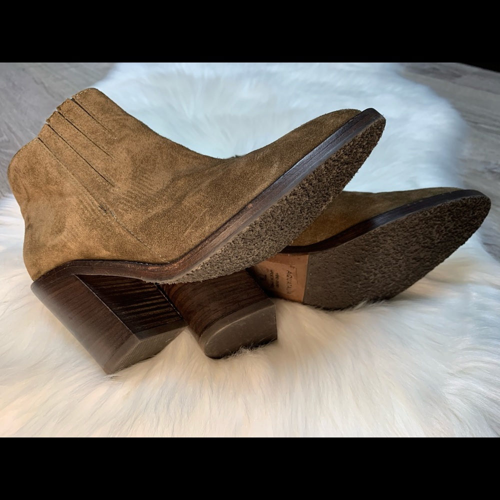 Aquatalia Olive Green Ankle Boots - Picture 5 of 5